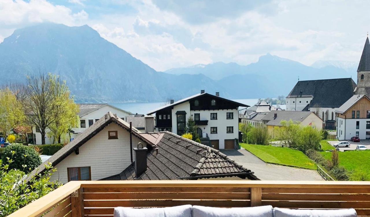Traum Panorama Apartment Mit Berg & Seeblick Altmünster Exterior foto